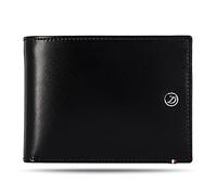 ST DUPONT - Porte-billets 6 cartes de crédit et papiers d'identité - Collection Line - en Cuir - Noir