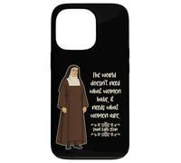 St Edith Stein Citation de Sainte catholique pour Femme Teresa Benedicta Coque pour iPhone 13 Pro