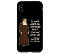 St Edith Stein Citation de Sainte catholique pour Femme Teresa Benedicta Coque pour iPhone XS Max