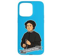 St Elizabeth Ann Seton Catholique Convertir Patron Sainte Veuves Coque pour iPhone 15 Pro Max