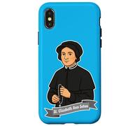 St Elizabeth Ann Seton Catholique Convertir Patron Sainte Veuves Coque pour iPhone X/XS