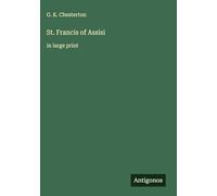 St. Francis of Assisi: in large print
