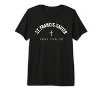 St. Francis Xavier Catholic Patron Christian Saint T-Shirt Haut de Gamme