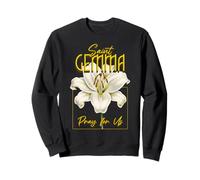 St Gemma Galgani Saints Lys catholique Pureté Sweatshirt