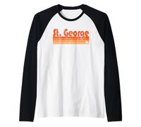 St. George, Missouri Retro Style années 80 Manche Raglan