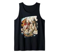 St George tuant Le Dragon Saint Georges Legend Art Débardeur