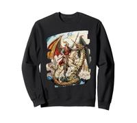 St George tuant Le Dragon Saint Georges Legend Art Sweatshirt