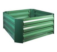 St Helens Home and Garden Jardinière surélevée en métal de forme carrée Revêtement antirouille Facile à assembler G