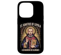 St Ignace de Loyola Ad Maiorem Dei Gloriam Catholique Jésuite Coque pour iPhone 14 Pro
