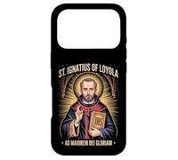 St Ignace de Loyola Ad Maiorem Dei Gloriam Catholique Jésuite Coque pour iPhone 17 Pro