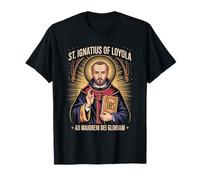 St Ignace de Loyola Ad Maiorem Dei Gloriam Catholique Jésuite T-Shirt
