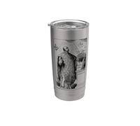 St Ignace Loyola Ad Majorem Dei Gloriam Catholique Vintage Gobelet isotherme en acier inoxydable double paroi