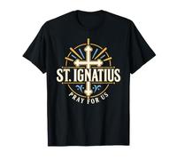St Ignace Pray for Us Croix de prière catholique T-Shirt