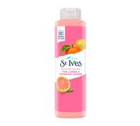 St. Ives Gel douche exfoliant pour la peau (650 ml) - Parfum citron rose et mandarine - Fabriqué avec des nettoyants végétaux et des extraits 100 % naturels - 473 ml