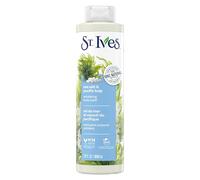 St. Ives Gel douche exfoliant purifiant au sel de mer et au varech du Pacifique (650 ml) fabriqué avec des nettoyants végétaux et un exfoliant 100 % naturel 473 ml