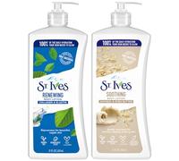 St. Ives Lotions corporelles : lotion avoine apaisante & beurre de karité + collagène régénérant et élastine, 21 O