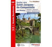 St jacques perigueux roncevaux - 24-47-32-40-64 - gr - 6543 - Collectif - Federation Francaise De Randonnee Pedestre - broché - Guide
