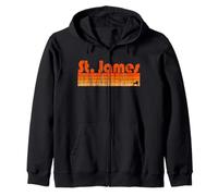 St. James, style rétro des années 80 de New York Sweat à Capuche