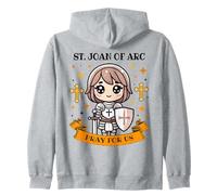 St Jeanne d'arc Catholic Christian Pray for Us Kids Toddler Sweat à Capuche