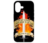 St Jeanne of Arc Am Not Afraid I Was Born Do This Saint Coque pour iPhone 17