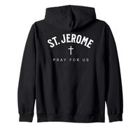 St. Jerome Catholic Patron Christian Saint Sweat à Capuche