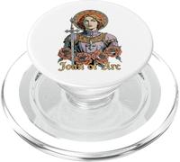 St. Joan of Arc Jeanne d'arc French History Catholic Faith PopSockets PopGrip pour MagSafe