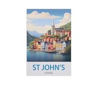 St. John's, Canada,1000 Pièces Puzzles - Jeux Éducatifs Jouets Joli Cadeau Assemblage Puzzles pour Adultes(75x50cm)-GE48
