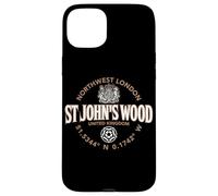 St John's Wood Northwest London Coordonnées Label 2C Coque pour iPhone 15 Plus