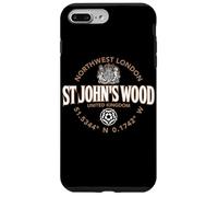 St John's Wood Northwest London Coordonnées Label 2C Coque pour iPhone 7 Plus/8 Plus