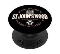 St John's Wood Northwest London Coordonnées Label 2C PopSockets PopGrip Adhésif