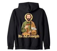 St Joseph Consecration ITE Ad Joseph Saint Latin Catholic Saints Sweat à Capuche