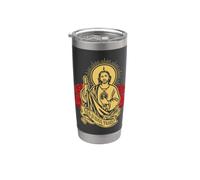 St. Jude the Apostle of Jesus Lost Causes Patron Saint Gobelet isotherme en acier inoxydable double paroi