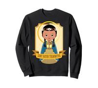 St Kateri Tekakwitha Lily des Mohawks Catholique Saint Mignon Sweatshirt