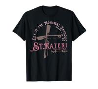 St Kateri Tekakwitha Lily of The Mohawks Christ catholique T-Shirt