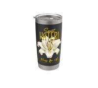 St Kateri Tekakwitha Lily Pureté Saints catholiques Gobelet isotherme en acier inoxydable double paroi