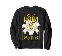 St Kateri Tekakwitha Lily Pureté Saints catholiques Sweatshirt