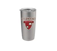 St. Lawrence University Saints Shield Gobelet isotherme en acier inoxydable double paroi
