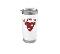 St. Lawrence University Saints Shield Gobelet isotherme en acier inoxydable double paroi