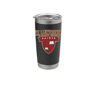 St. Lawrence University Saints Shield Logo Gobelet isotherme en acier inoxydable double paroi