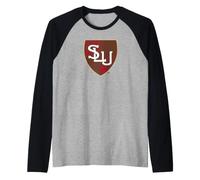 St. Lawrence University Saints SLU Shield Manche Raglan