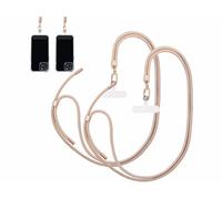 2 cordons tour de cou pour smartphone - coloris doré/métal doré [St. Leonhard]