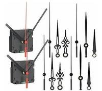 2 mécanismes dhorloge radio-pilotés avec 3 sets daiguilles [St. Leonhard]