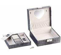 St. Leonhard Boîte à bijoux motif cuir de crocodile