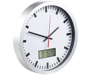 St. Leonhard Horloge analogique avec affichage digital de la date et de la température