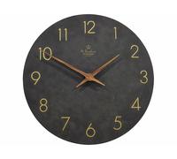 St. Leonhard Horloge murale en bois Ø 30 cm avec mécanisme silencieux