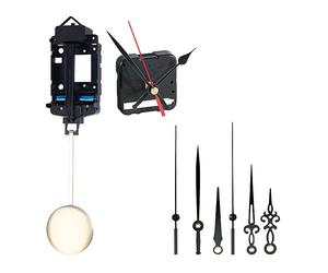 St. Leonhard Mécanisme d'horloge silencieux avec 3 sets d'aiguilles et module à pendule