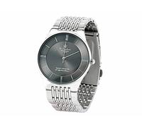 St. Leonhard Montre-bracelet pour homme en acier inoxydable, étanche à 3 atm