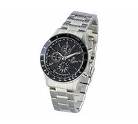 Montre radio-pilotée solaire pour homme - coloris argenté