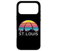 St Louis Missouri Passerelle rétro Mississippi River Lou Coque pour iPhone 17 Pro Max