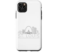 St Louis Skyline Graphic Hommes Femmes St Louis Cityscape Coque pour iPhone 11 Pro Max